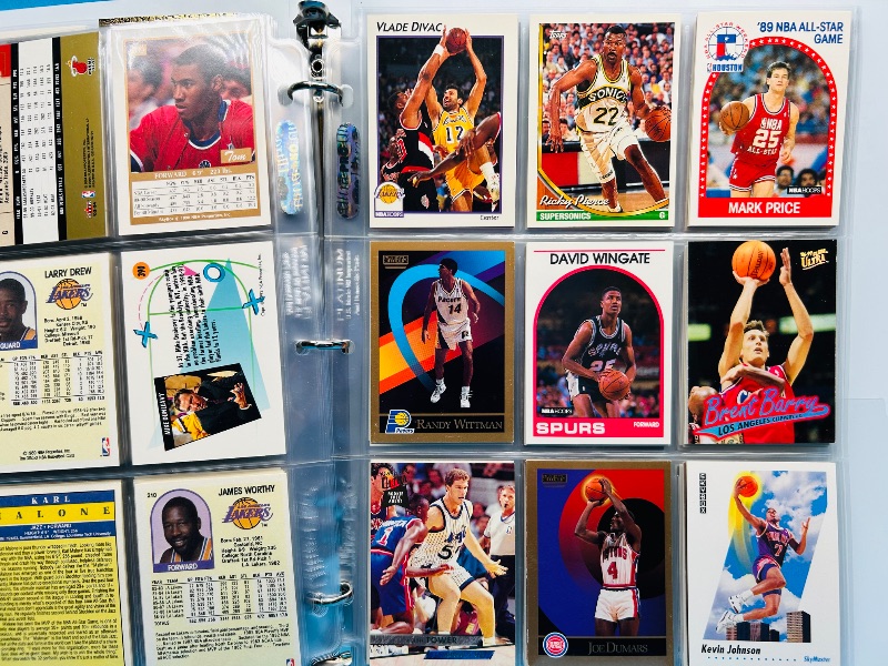 Photo 1 of 699966…final sale no returns/refunds-180 mixed basketball cards in binder 