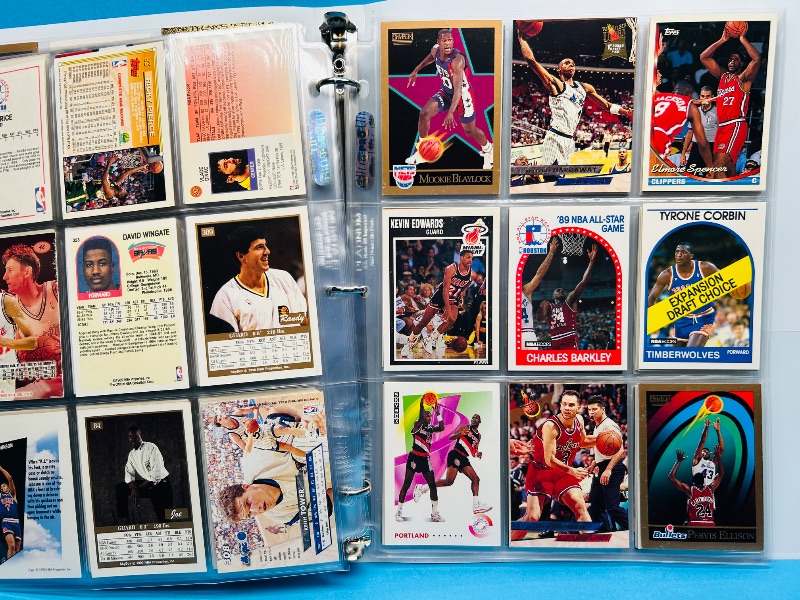 Photo 1 of 699966…final sale no returns/refunds-180 mixed basketball cards in binder 