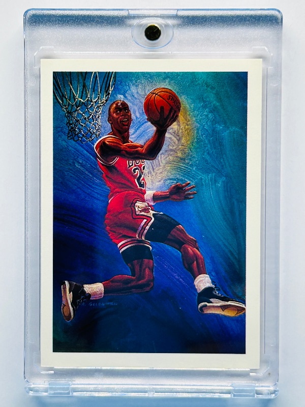 Photo 1 of 699974…Michael Jordan card 358  in hard plastic case