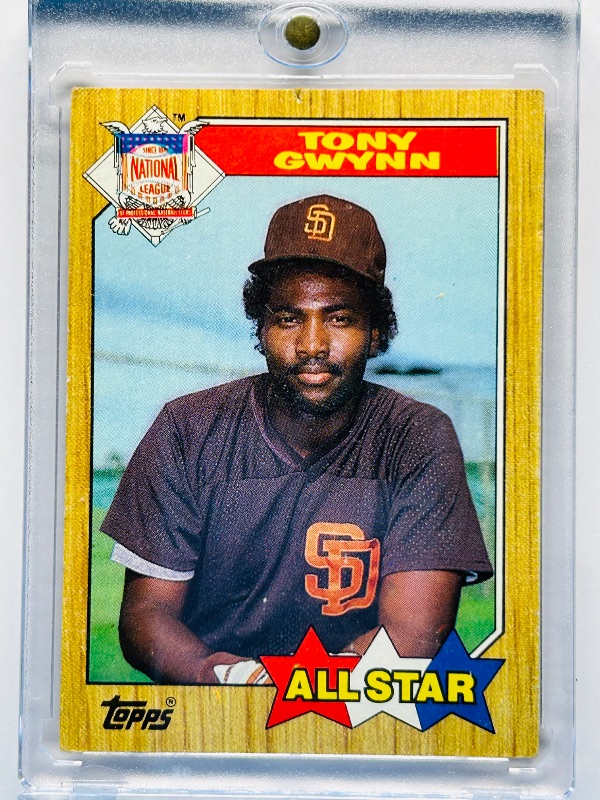 Photo 1 of 699984…all-star Tony Gwynn card 599  in hard plastic case