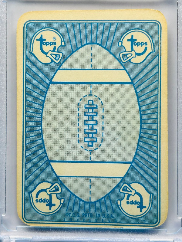Photo 1 of 699986…vintage Terry Bradshaw yard loss card in hard plastic case