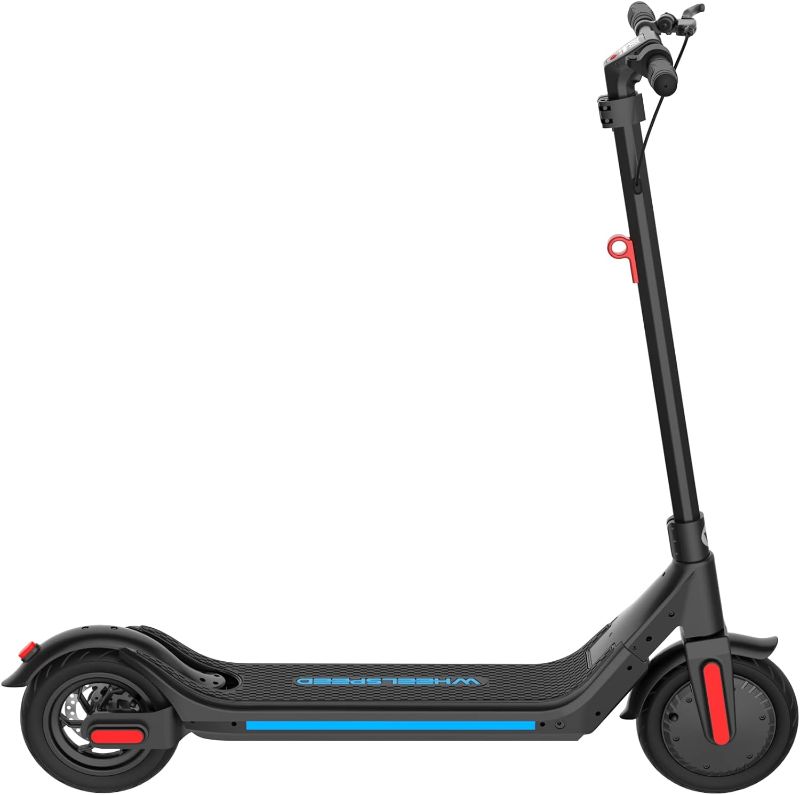 Photo 1 of Wheelspeed Electric Scooter, 20-25 Miles & 15 MPH(Pro Ver. 35-40 Miles & 19 MPH) Commuting Electric Scooter, 350W Motor(Pro Ver. 400W) 10" Pneumatic Tires Foldable E-scooter Adult with Rear Suspension
