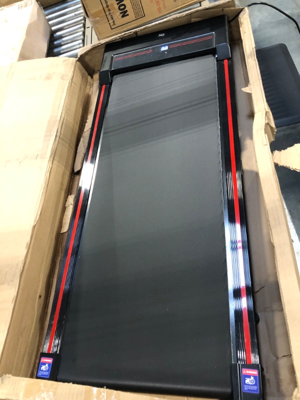 Photo 1 of Sperax Treadmill-Walking Pad-Under Desk Treadmill-2 in 1 Folding Treadmill-Treadmills for Home-Black Red
***Used, but in good condition (just a bit dirty) and functional***
