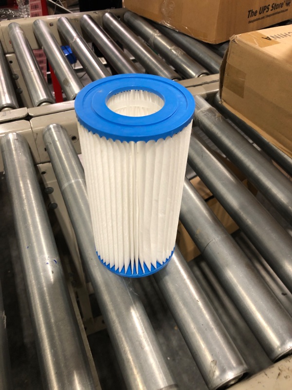 Photo 1 of INTEX 29000E Type A Pool Filter Cartridge: For INTEX Filter Pumps – Easy-To-Clean – Dacron Paper – Efficient Filtration – Single Pack Type A Single Pack