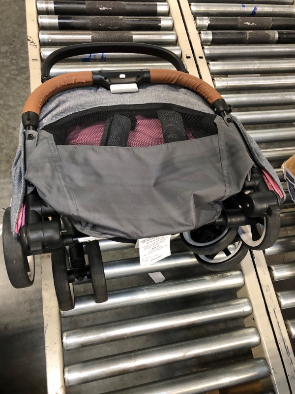 Photo 1 of Evenflo Gold Otto 18812337 Self-Folding Lightweight Travel Infant Toddler Baby Stroller with Automatic Fold Operation, Opal Pink

