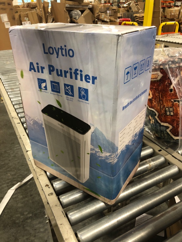 Photo 1 of Air Purifiers for Bedroom, H13 True HEPA Filter for Home large Room, Air Filter with Sleep Model, 24db Filtration System, 360° Air Intake for Pet Dander Dust Pollen Smoke Allergie, Black
