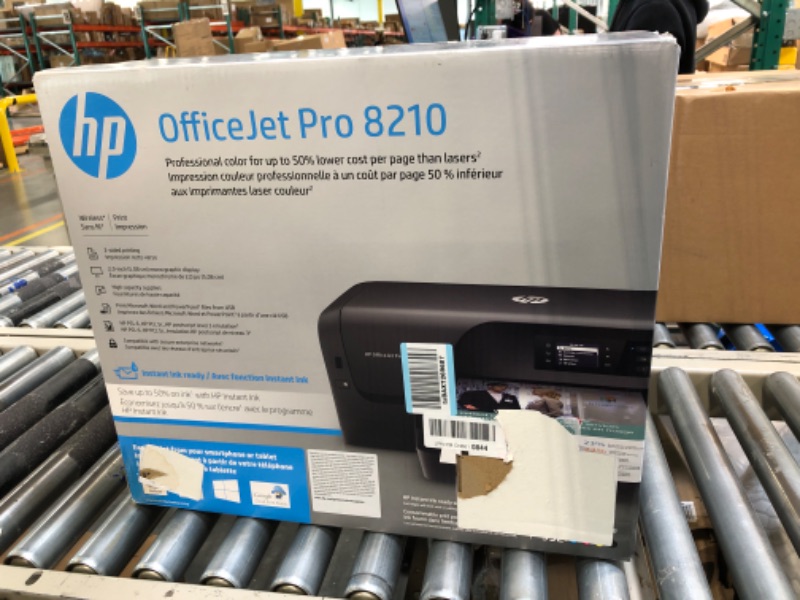 Photo 2 of HP OfficeJet Pro 8210 Wireless Color Printer (D9L64A) with and Instant Ink $5 Prepaid Code Printer + Instant Ink