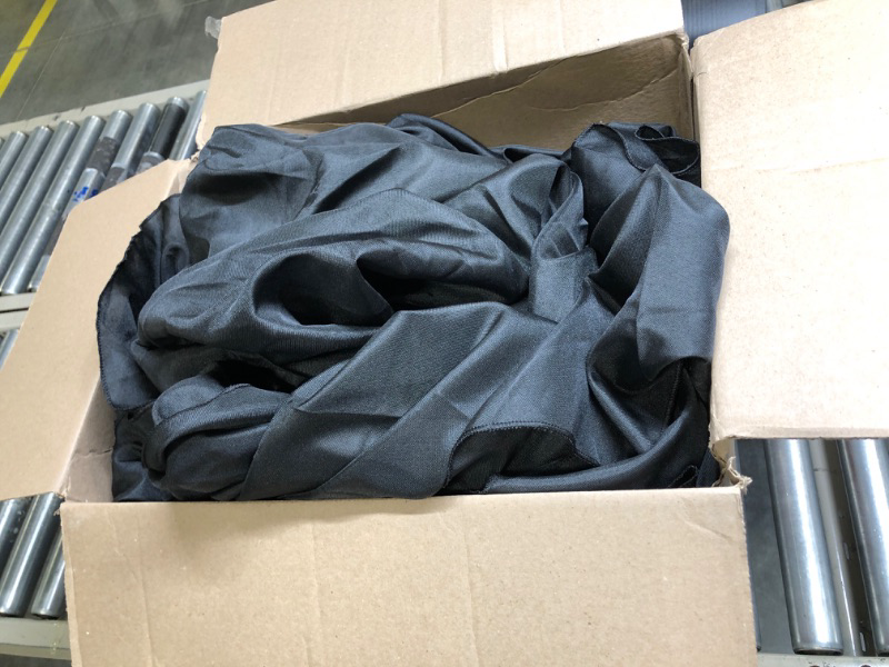 Photo 1 of 6 Pack Black Round Tablecloths 132 Inch - Circle Bulk Linen Polyester Fabric Washable Table Clothes Cover for Wedding Reception Banquet Party Buffet Restaurant Black 132 In, 6 Pack