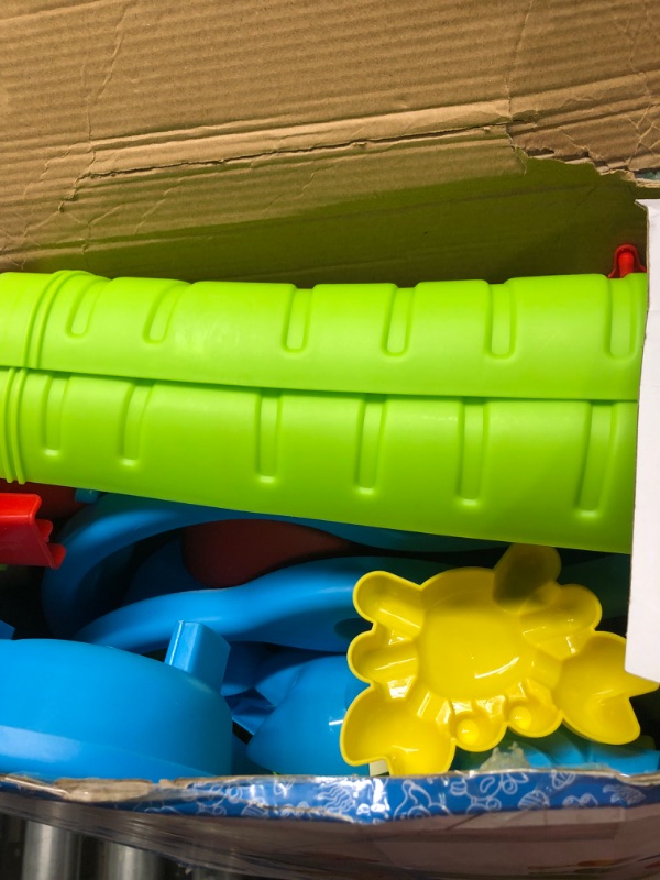 Photo 1 of ConeWhale Sand Water Table, 4 in 1 Kids Table Activity Sensory Play Table Beach Sand Water Toy for Outdoor Backyard for Toddlers Age 3-5