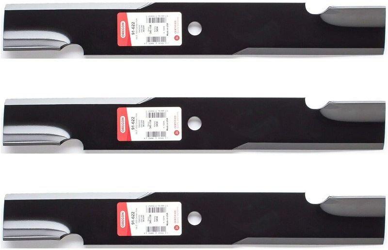 Photo 1 of 3PK USA Mower Blade for 52" Ferris 21227S 481711 Scag 482462 482878 48108 Encore 481707