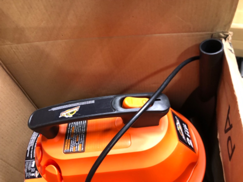 Photo 2 of 
Armor All, AA255 , 2.5 Gallon 2 Peak HP Wet/Dry Utility Shop Vacuum , Orange