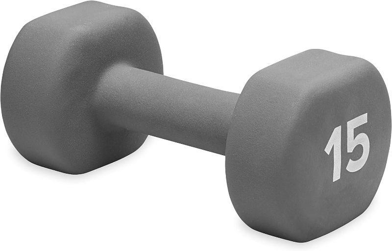 Photo 1 of 
Dumbbell Hand Weight (Sold in Singles) - Neoprene Coated Exercise & Fitness Dumbbell for Home Gym Equipment Workouts Strength Training Free Weights