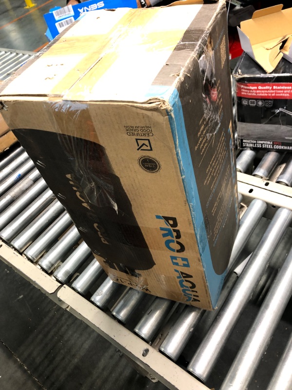 Photo 1 of PRO+AQUA Portable RV Water Softener, 16,000 Grain, Pre-Filled high-Capacity Resin, Neoprene Shield, w/connectors - Protects RV Water Systems from Hard Water deposits, Build-up, Corrosion, and Scale Softener System