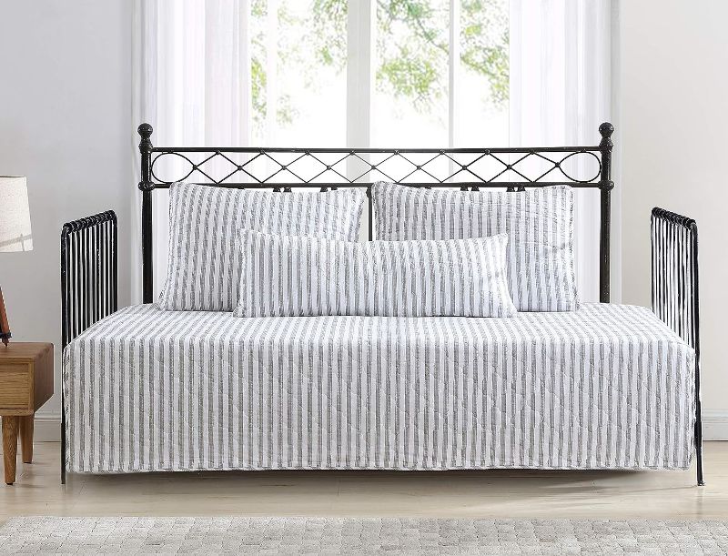 Photo 1 of 
Stone Cottage - Daybed Set, Reversible Cotton Bedding with Matching Shams & Deco Pillow, Pre-Washed for Added Softness (Willow Way Grey, Daybed)
