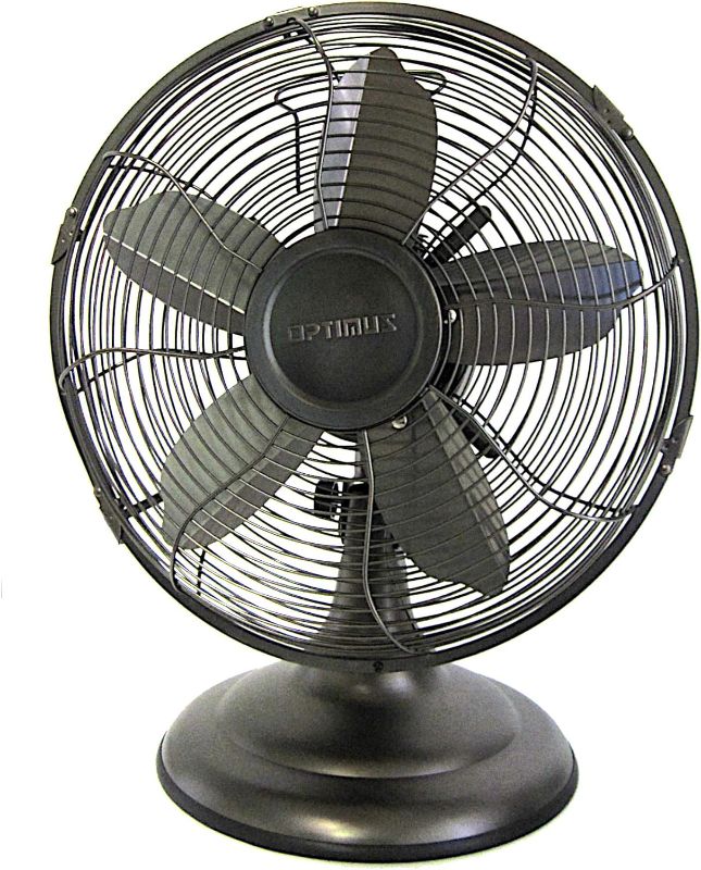 Photo 1 of Oscillating Table Top Fan, Portable, 3 Quiet Speeds, for Bedroom, Kitchen and Office