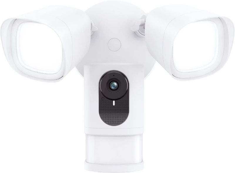 Photo 1 of 
eufy Security Floodlight Cam E221, 2K, Built-in AI, 2-Way Audio, No Monthly Fees, 2,500-Lumen Brightness, Weatherproof, HomeBase Not Compatible, Hardwired