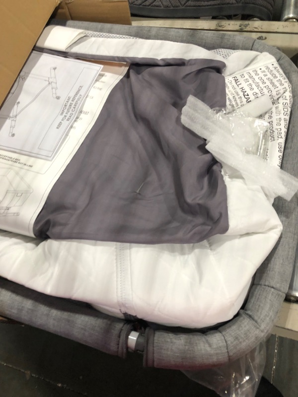 Photo 1 of 
Papablic 2-in-1 Bonni Baby Bassinet & Bedside Sleeper, Grey