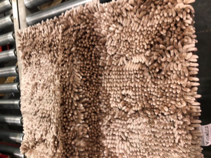 Photo 1 of 
Yimobra Original Luxury Shaggy Bath Mat, Soft and Cozy, Super Absorbent Water, Non-Slip, Machine Washable, Thick Modern for Bathroom Bedroom, 24 x 17 Inches.