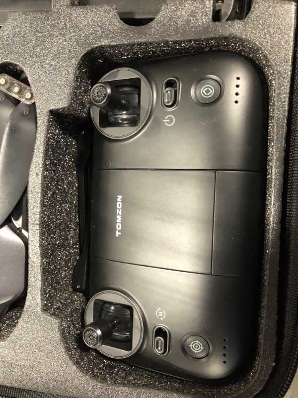 Photo 1 of TOMZON T4W Drones with 2K Camera for Adults, Foldable FPV Drone for Beginners with Long Range, One Key Take off/Land, Altitude Hold, RC or APP Control, Circle Fly, Gravity Mode 2 Batteries 36 Mins