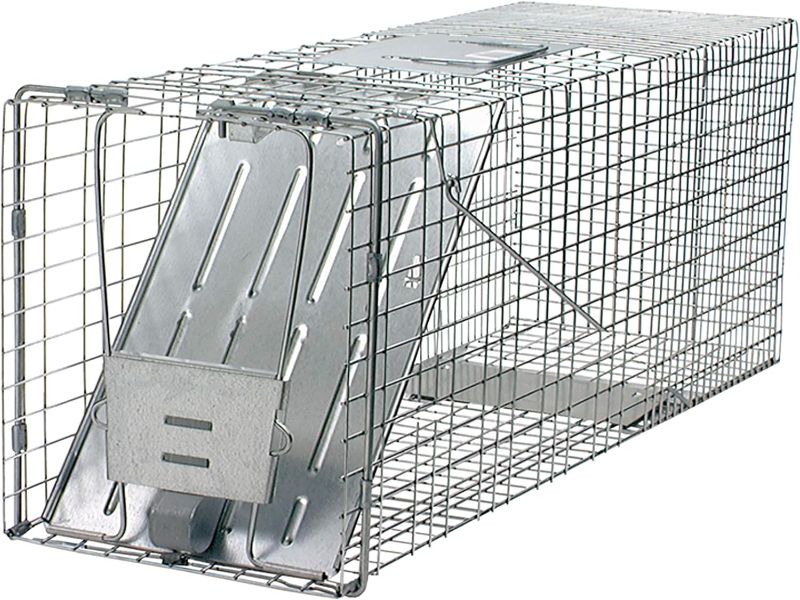 Photo 1 of 
Havahart 1079SR Large 1-Door Humane Catch and Release Live Animal Trap for Raccoons, Cats, Bobcats, Beavers, Small Dogs, Groundhogs, Opossums, Foxes,..