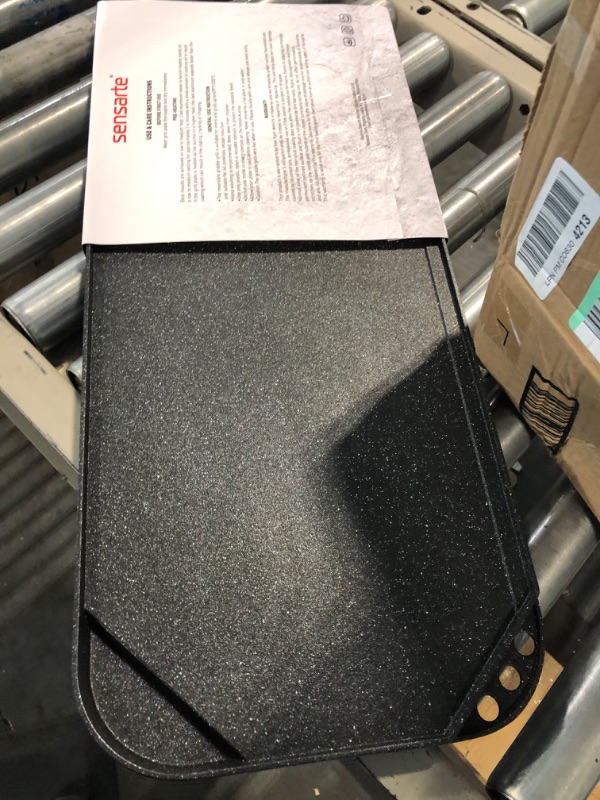Photo 1 of  10.6 x 19.5-Inch Reversible Grill/Griddle, Inch Inch, Black