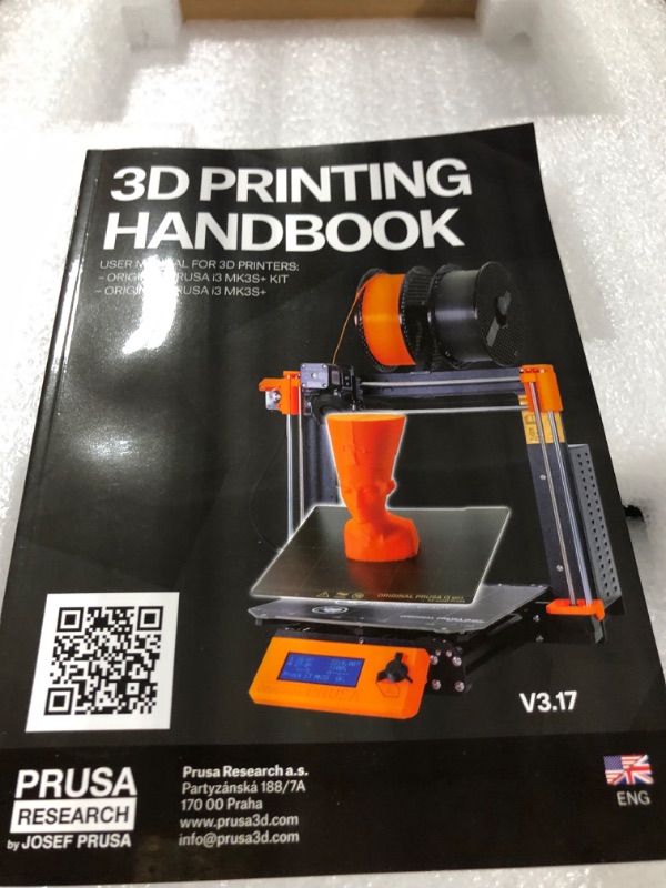 Photo 6 of Original Prusa i3 MK3S+ 3D Printer, Ready-to-use FDM 3D Printer, Assembled and Tested, Removable Print Sheets, Filament sample Included, Print Size 9.84×8.3×8.3 in.