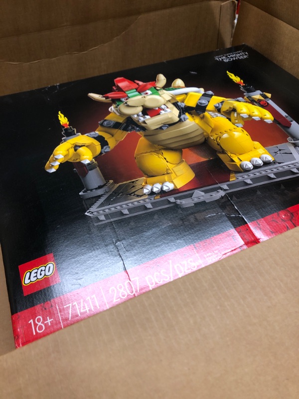 Photo 3 of LEGO Super Mario The Mighty Bowser 71411 Building Toy Set; Collectible Gift for Adult Fans (2,807 Pieces) Standard Packaging