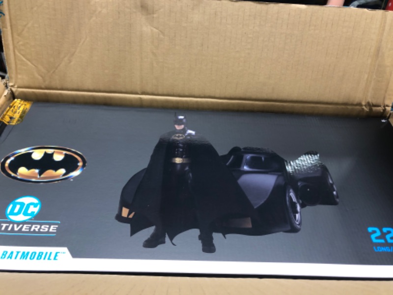 Photo 2 of McFarlane Toys - DC Multiverse Batman & Batmobile Gold Label 2pk (1989), Gold Label, Amazon Exclusive