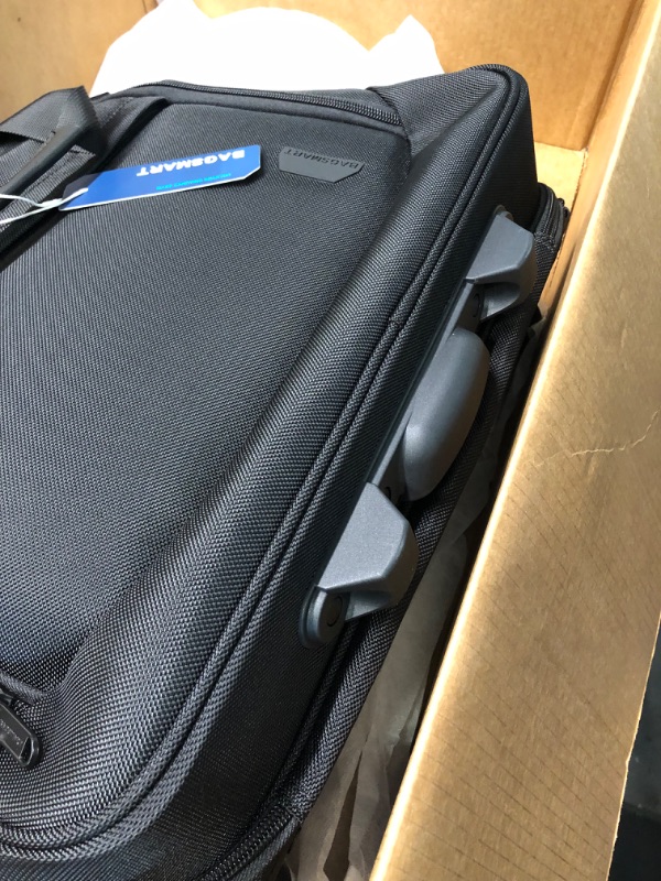 Photo 1 of BAGSMART 17.3 Inch Rolling Laptop Bag Women Men,Rolling Briefcase for Women with Wheels,Rolling Computer Bags Laptop Case for Work Travel Business,Black