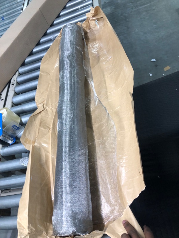 Photo 1 of 20 Mesh Stainless Mesh Screen, 304 Stainless Steel Screen Roll 1mm Hole Sturdy Easy to Cut, Steel Woven Wire Mesh for Window Door Porch Patio Sliding Door Screening,60X300CM24X118INCH