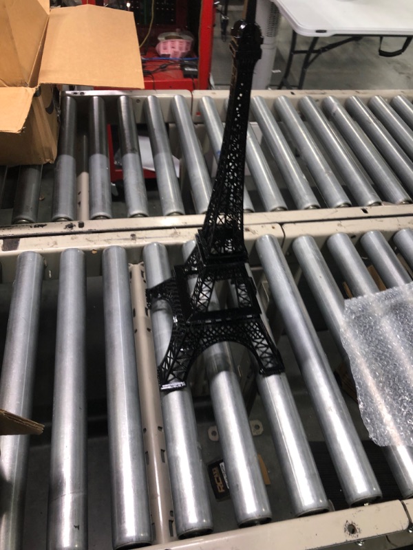 Photo 3 of allgala 19 Inch 48CM Eiffel Tower Statue Decor Alloy Metal-Black (EF19-86192) 19" Black