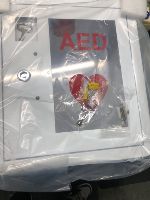 Photo 1 of AED Cabinet fits All Brands Cardiac Science, Zoll, AED Defibrillator, Physio-Control