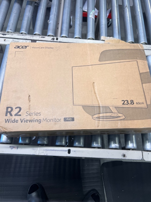 Photo 1 of acer R240HY E3bi 23.8” 1920 x 1080 IPS Zero-Frame Home Office Computer Monitor | AMD FreeSync Technology | Up to 100Hz Refresh | 1ms (VRB) | Low Blue Light | Tilt | HDMI Port 1.4 & VGA Port 23.8-inch FHD 100Hz