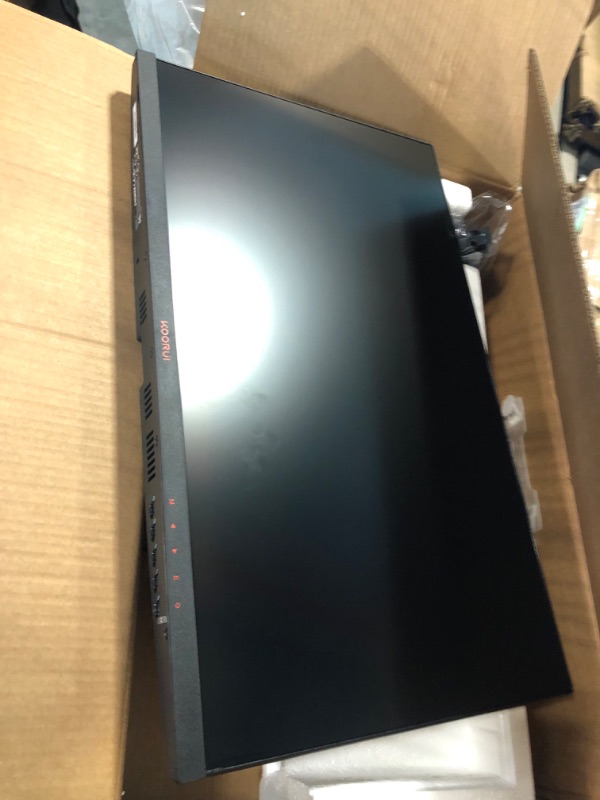 Photo 1 of KOORUI 24 Inch Computer Monitor -FHD 1080P Gaming Monitor 165Hz VA 1ms, AdaptiveSync Technology, LED Monitors with Ultra-Thin, HDMI X2 /DP, VESA Compatible, Tilt Adjustable, Eye Care 24E4