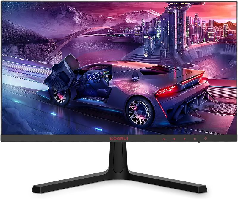 Photo 1 of KOORUI 24 Inch Computer Monitor -FHD 1080P Gaming Monitor 165Hz VA 1ms, AdaptiveSync Technology, LED Monitors with Ultra-Thin, HDMI X2 /DP, VESA Compatible, Tilt Adjustable, Eye Care 24E4