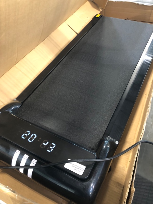 Photo 1 of Walking Pad Treadmill Under Desk-Under Desk Treadmill for Office Home,2 in 1 Desk Treadmill Space Saving,Remote Control,LED Display