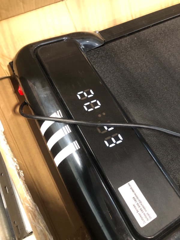 Photo 1 of Walking Pad Treadmill Under Desk-Under Desk Treadmill for Office Home,2 in 1 Desk Treadmill Space Saving,Remote Control,LED Display