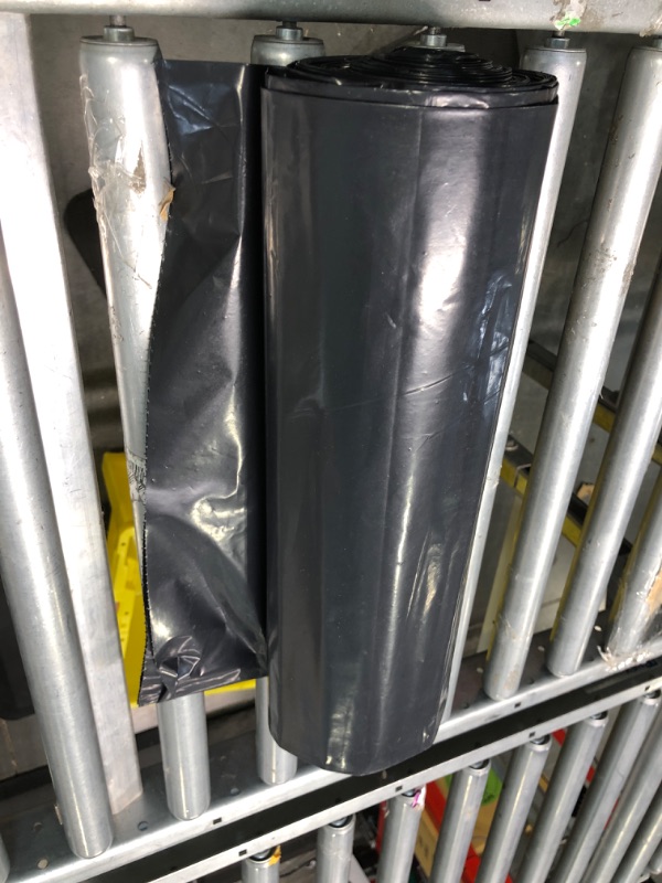 Photo 2 of 3 Mil Contractor Bags - 95 Gallon Heavy Duty Black Garbage Can Liner for Trash, Storage, Yard Waste, 61 x 68 Commercial Use Industrial Grade Construction...

