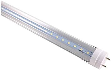 Photo 1 of 4 PCS Bulb Dual-End Powered Ballast Removal Clear Cover T8 LED Light Tube 4FT 6000K -