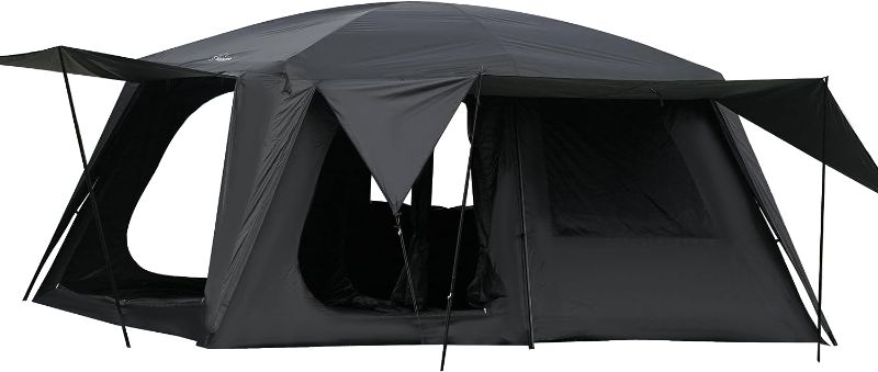 Photo 1 of 
Vidalido 4-6 Person Camping Tent with 3 Door 2 Room Large Family Cabin Tents, Double Layer Waterproof Portable Glamping Tent, Big Tents for Outdoor Camping Hiking and Backpacking

