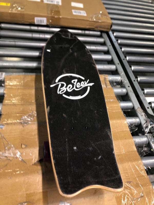 Photo 2 of BELEEV Cruiser Skateboards for Beginners, 27x8 inch Complete Skateboard for Kids Teens Adults, 7 Ply Canadian Maple Double Kick Deck Concave Trick Skateboard with All-in-One Skate T-Tool https://a.co/d/3O0Hfj2