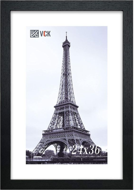 Photo 1 of 
VCK 24x36 Picture Frame Exclusive Large Black Poster Frame for Wall Gallery Home Office 1 Pack https://a.co/d/i0Cdui1