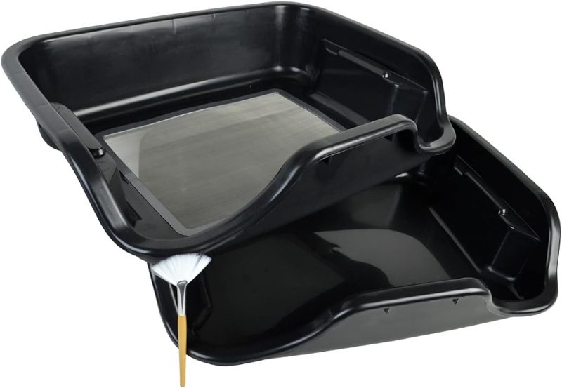 Photo 1 of Ablaze Trim Tray -  Black Bin Set with Replaceable 150 Micron Screen for Laptop Trimmer https 1 PIECE