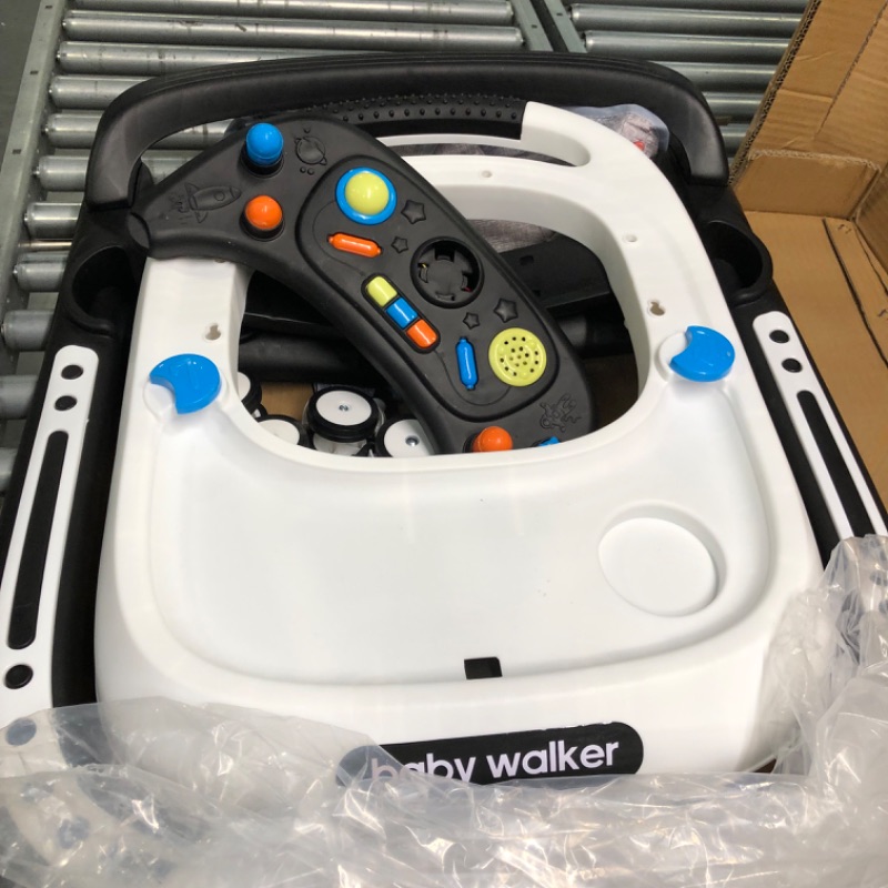 Photo 1 of Baby Walker, 3-in-1 Foldable Baby Walker for Baby Boys and Baby Girls, 8-Gear Height Adjustable Baby Walkers with Wheels and Baby Activity Center with Astronaut Toys for Baby 6-24 Months https://a.co/d/9AoyQZL
