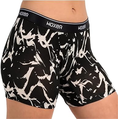 Photo 1 of Woxer Womens Boxer Briefs Underwear, Baller 5” Boyshorts Panties Soft Anti-Chafing, No Roll Inseam XL