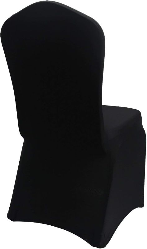 Photo 1 of  Black Stretch Spandex Chair Covers Wedding Universal
