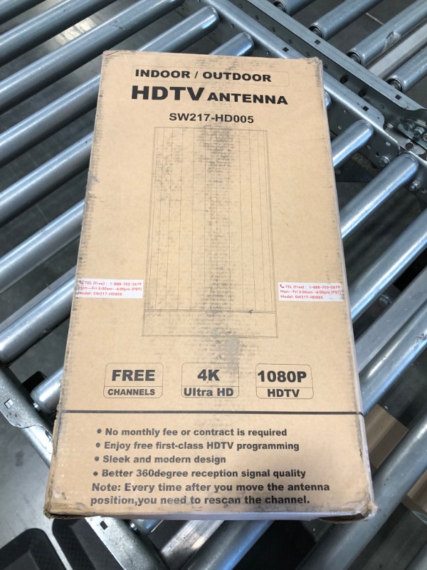 Photo 2 of 2023 Newest TV Antenna for Smart tv Up to 1200+ Miles Range, Oversized Digital hd Indoor/Outdoor tv Antenna Support 8k 4k All tv with Amplifier Signal Booster & 50FT Coax Premium HDTV Cable/AC Adapter