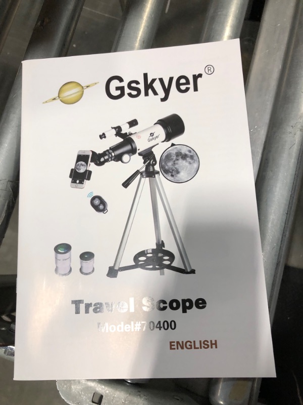 Photo 3 of Gskyer Telescope, 70mm Aperture 400mm AZ Mount Astronomical Refracting Telescope for Kids Beginners - Travel Telescope with Carry Bag, Phone Adapter and Wireless Remote