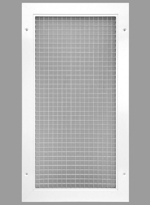 Photo 1 of 
10" x 20" or 20" x 10" Cube Core Eggcrate Return Air Grille - Aluminum Rust Proof - HVAC Vent Duct Cover - White