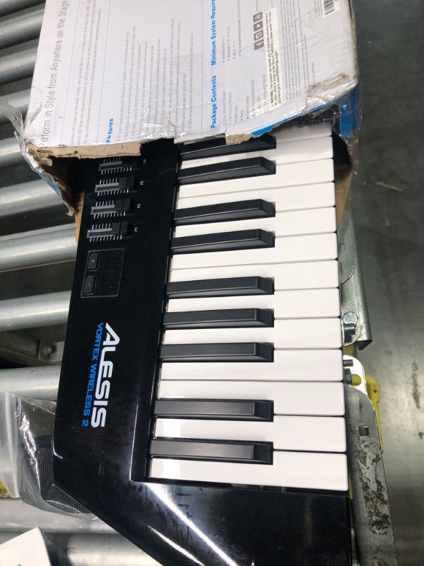 Photo 3 of Alesis Vortex Wireless 2 - High-Performance USB MIDI Wireless Keytar Controller with Professional Software Suite Included